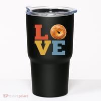 Bagel Love Retro Vibes Bagel Lovers Favorite Weekend Brunch Tumbler thumb 0