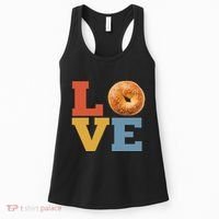 Bagel Love Retro Vibes Bagel Lovers Favorite Weekend Brunch Women's Tank Top thumb 0