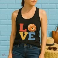Bagel Love Retro Vibes Bagel Lovers Favorite Weekend Brunch Women's Tank Top thumb 2