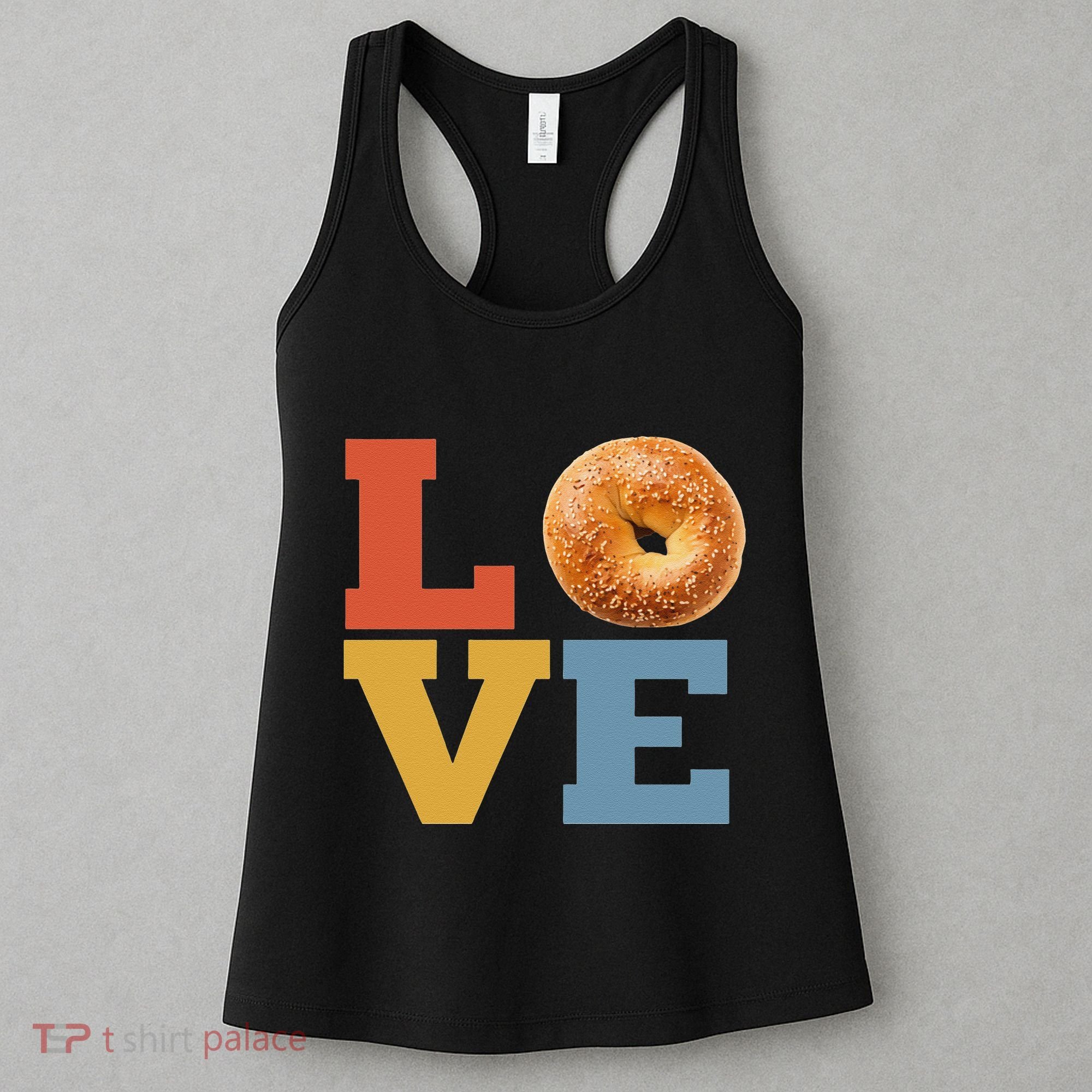 Bagel Love Retro Vibes Bagel Lovers Favorite Weekend Brunch Women's Tank Top