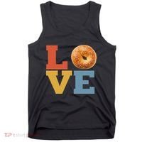 Bagel Love Retro Vibes Bagel Lovers Favorite Weekend Brunch Tank Top thumb 0