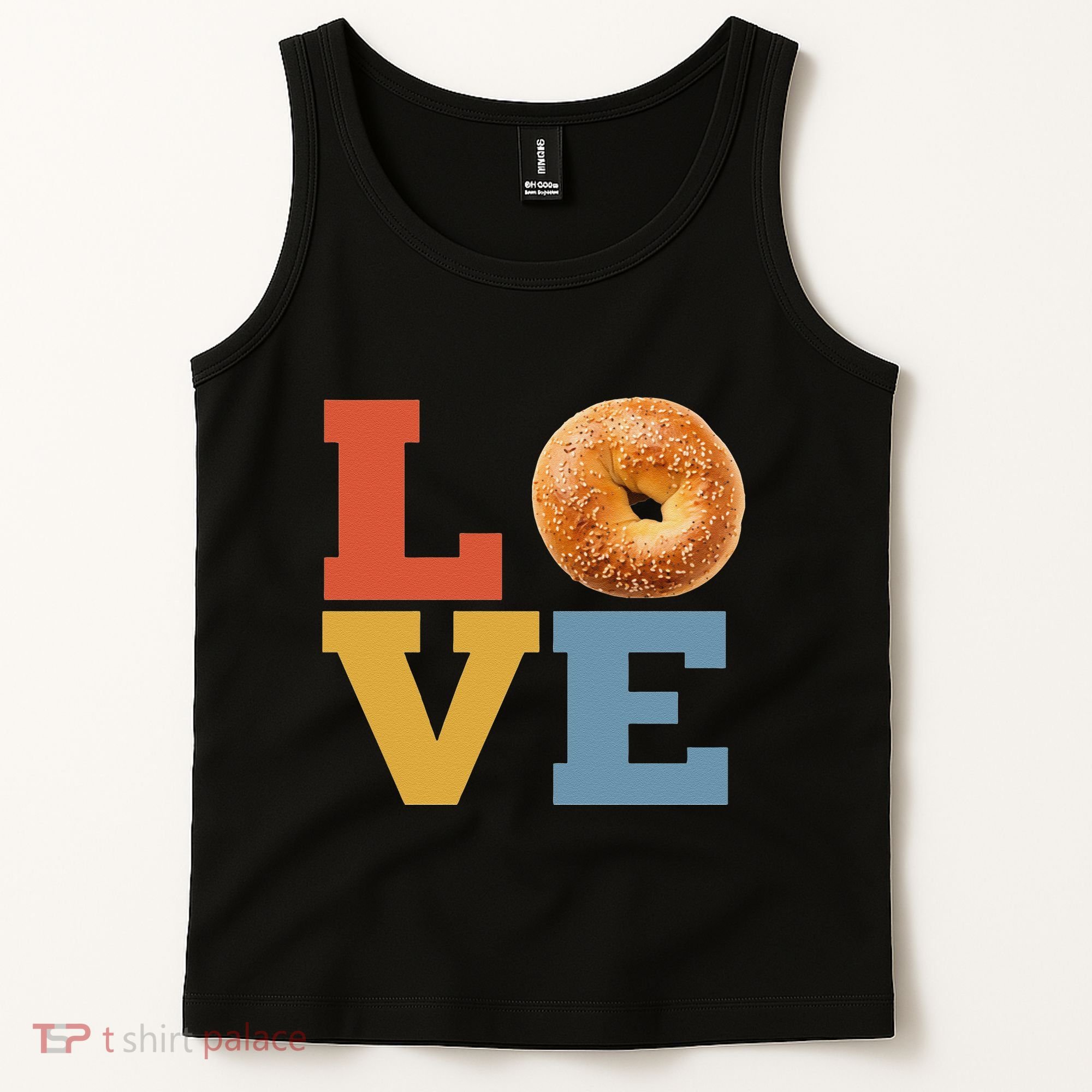 Bagel Love Retro Vibes Bagel Lovers Favorite Weekend Brunch Tank Top