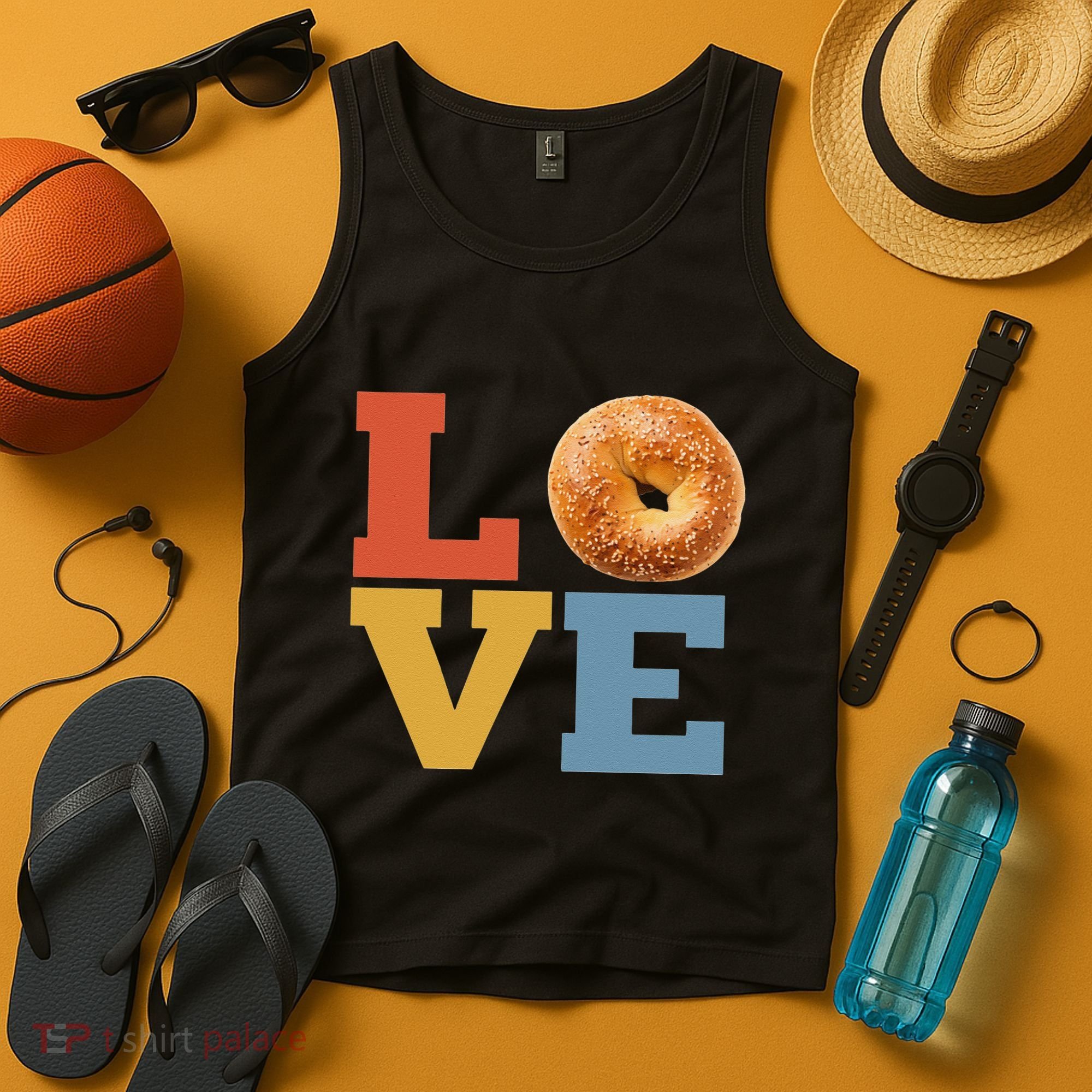 Bagel Love Retro Vibes Bagel Lovers Favorite Weekend Brunch Tank Top