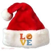 Bagel Love Retro Vibes Bagel Lovers Favorite Weekend Brunch Santa Hat thumb 0
