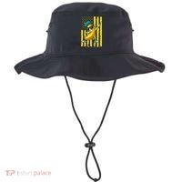 Banana Lover Retro American Flag Dabbing Bucket Hat thumb 0