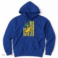 Banana Lover Retro American Flag Dabbing Hoodie thumb 0