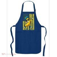 Banana Lover Retro American Flag Dabbing Apron thumb 0