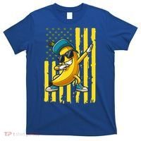 Banana Lover Retro American Flag Dabbing T-Shirt thumb 0