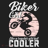 Biker Like Regular But Cooler Funny Motorcycle Gift Women's Sweatshirt thumb 2