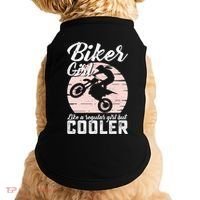 Biker Like Regular But Cooler Funny Motorcycle Gift Doggie Tank thumb 0