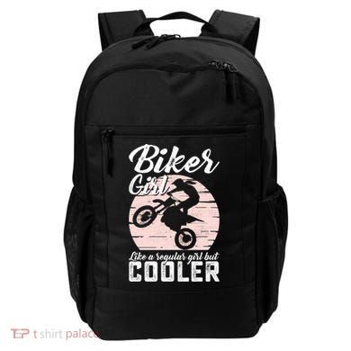 Biker Like Regular But Cooler Funny Motorcycle Gift Backpack