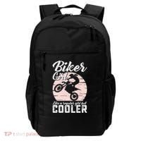 Biker Like Regular But Cooler Funny Motorcycle Gift Backpack thumb 0