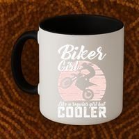 Biker Like Regular But Cooler Funny Motorcycle Gift Coffee Mug thumb 2