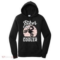 Biker Like Regular But Cooler Funny Motorcycle Gift Women's Hoodie thumb 0