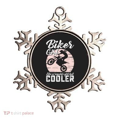 Biker Like Regular But Cooler Funny Motorcycle Gift Ornament