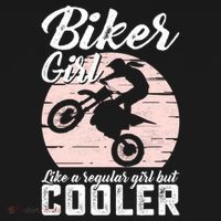 Biker Like Regular But Cooler Funny Motorcycle Gift Ornament thumb 1
