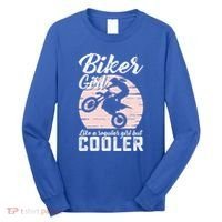 Biker Like Regular But Cooler Funny Motorcycle Gift Long Sleeve Shirt thumb 0