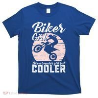 Biker Like Regular But Cooler Funny Motorcycle Gift T-Shirt thumb 0