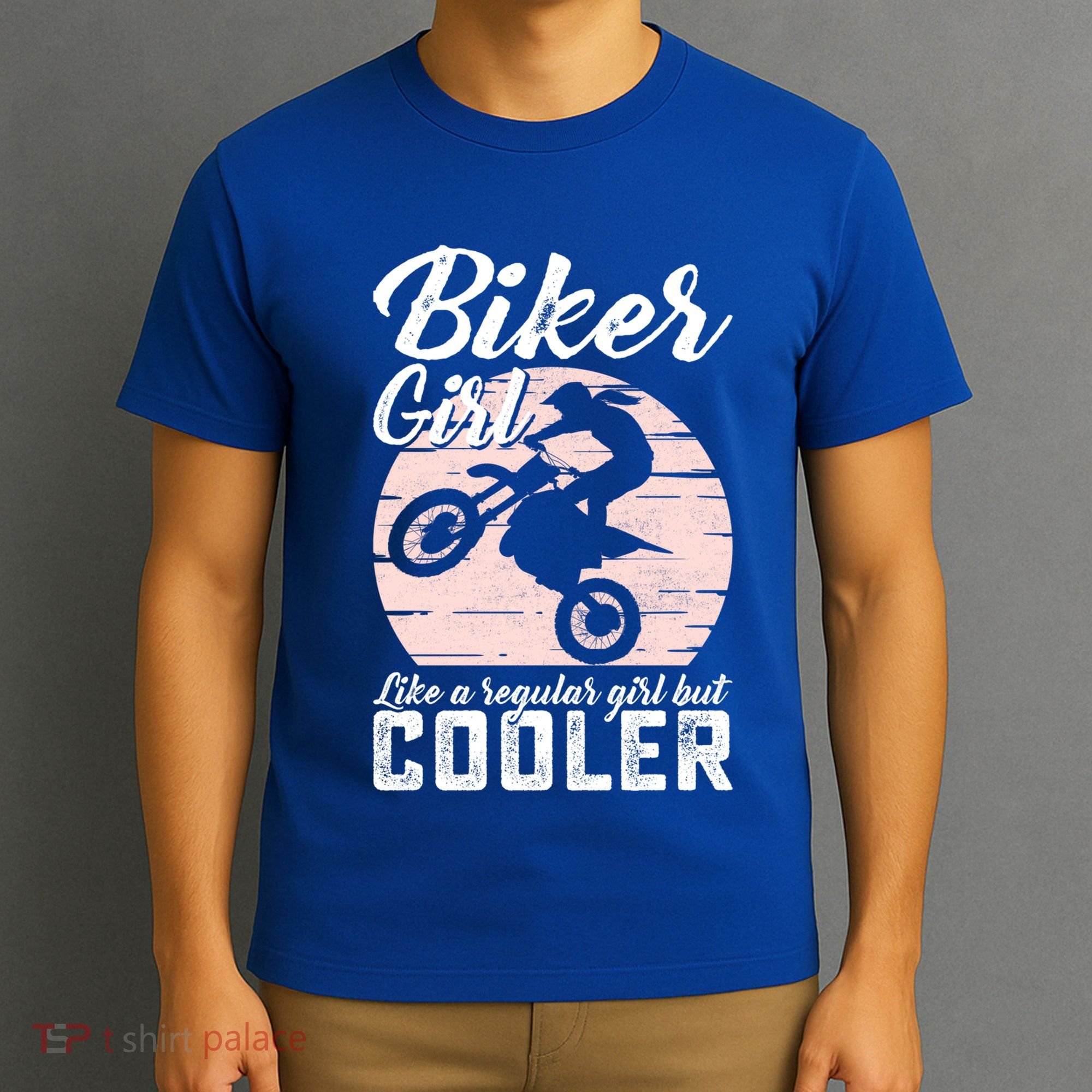Biker Like Regular But Cooler Funny Motorcycle Gift T-Shirt
