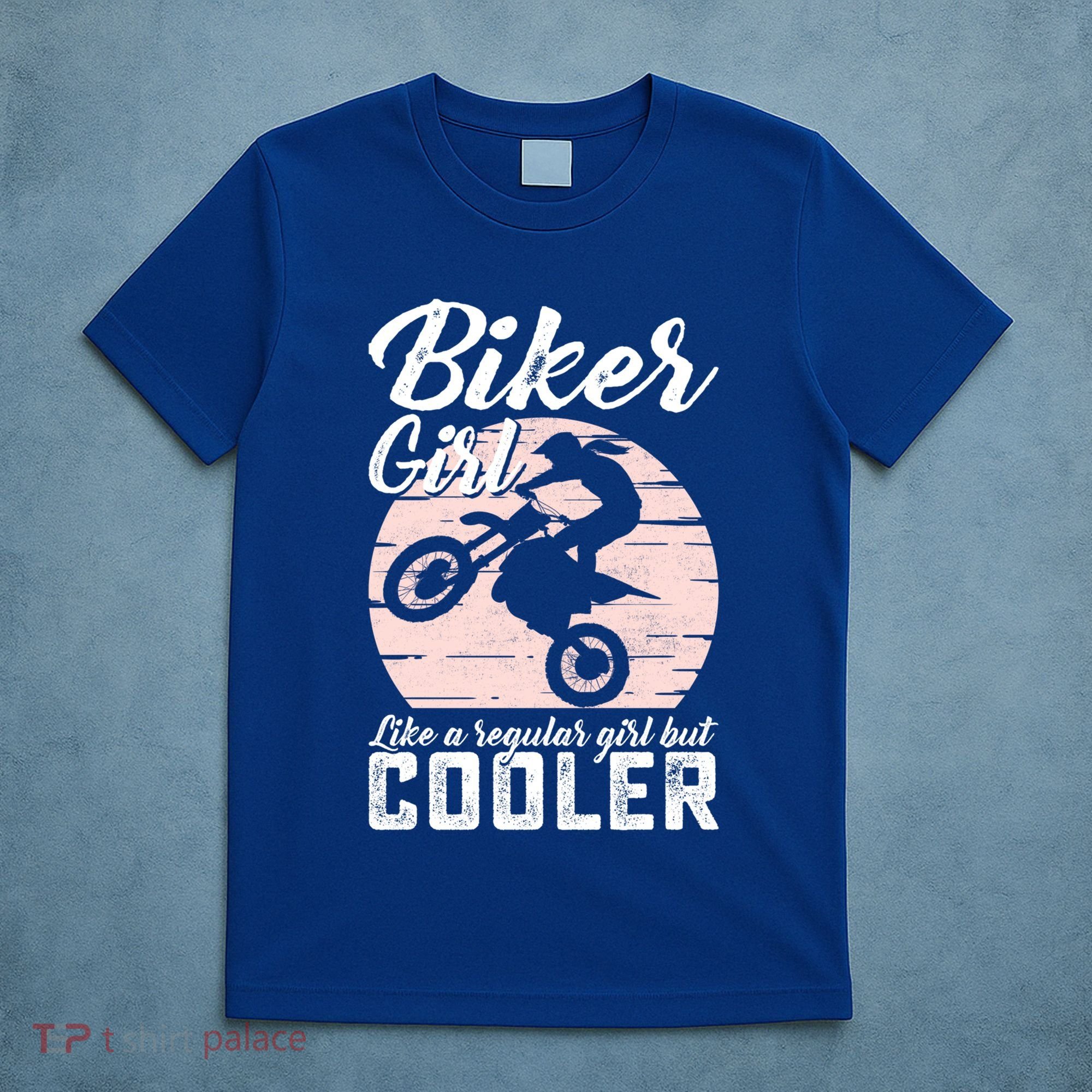 Biker Like Regular But Cooler Funny Motorcycle Gift T-Shirt