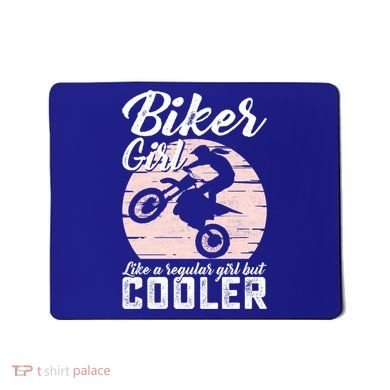 Biker Like Regular But Cooler Funny Motorcycle Gift Mousepad