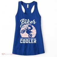 Biker Like Regular But Cooler Funny Motorcycle Gift Women's Tank Top thumb 0