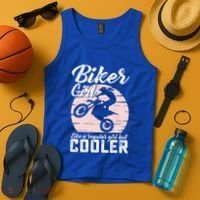 Biker Like Regular But Cooler Funny Motorcycle Gift Tank Top thumb 4