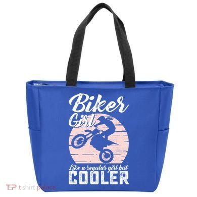 Biker Like Regular But Cooler Funny Motorcycle Gift Tote Bag