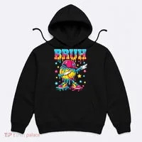 Baseball Life Style Apparel Softball Ice Cream Drip Hoodie thumb 0