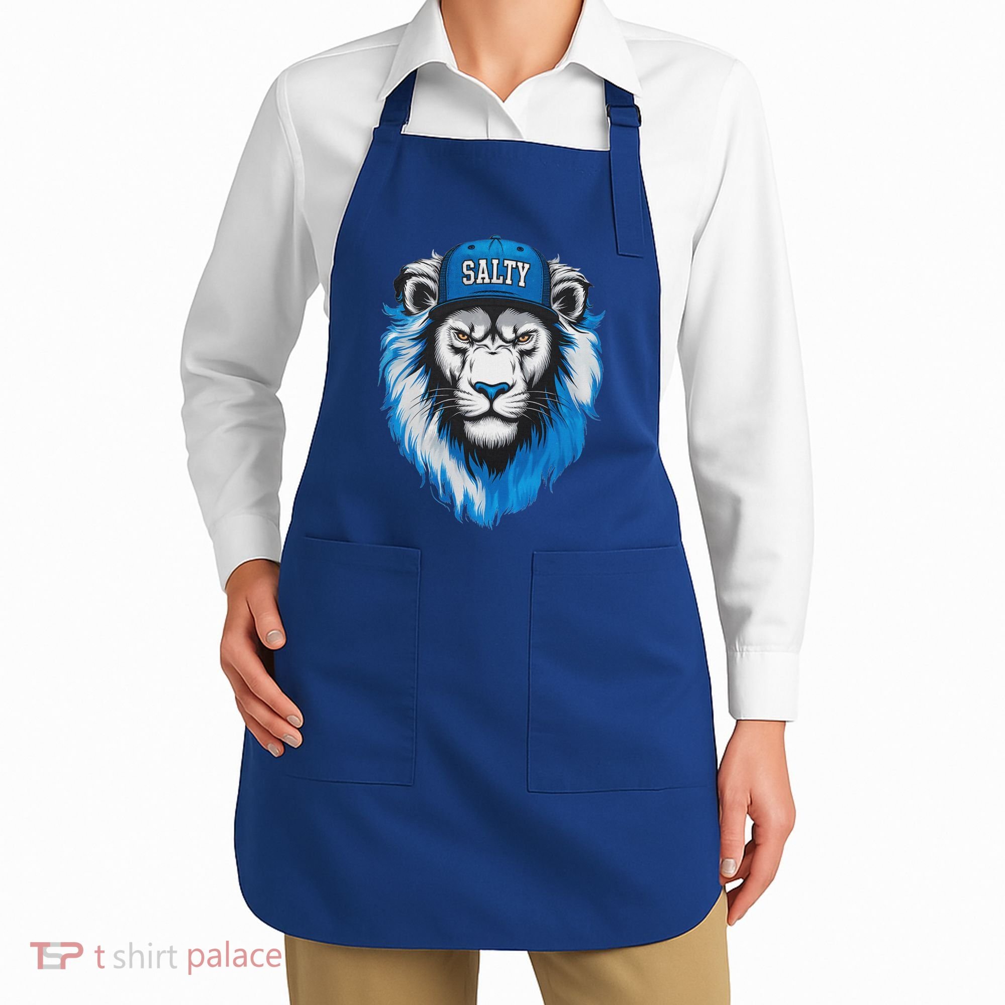 Blue Lions Salty Apron