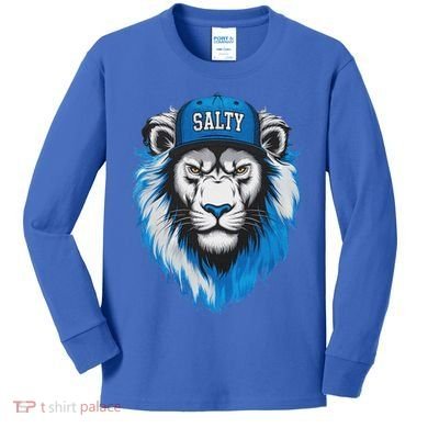 Blue Lions Salty Kids Long Sleeve Shirt