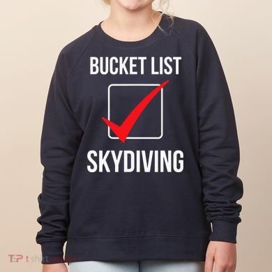 Bucket List Skydiving Vintage Women's Sweatshirt