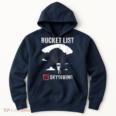 Bucket List Skydiving Vintage Hoodie