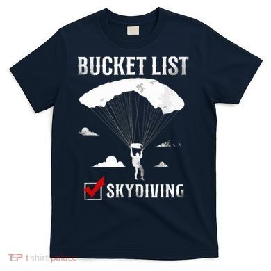Bucket List Skydiving Vintage T-Shirt