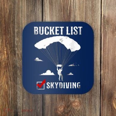 Bucket List Skydiving Vintage Coaster