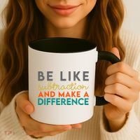 Be Like Subtraction And Make A Difference Funny Math Teacher Coffee Mug thumb 3