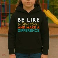 Be Like Subtraction And Make A Difference Funny Math Teacher Kids Hoodie thumb 3