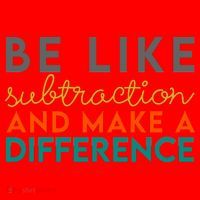 Be Like Subtraction And Make A Difference Funny Math Teacher Santa Hat thumb 1