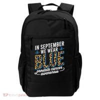 Boho Leopard September Wear Blue Prostate Cancer Awareness Backpack thumb 0
