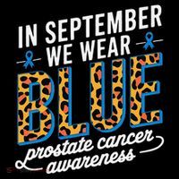 Boho Leopard September Wear Blue Prostate Cancer Awareness Toddler Hoodie thumb 2