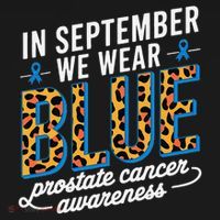 Boho Leopard September Wear Blue Prostate Cancer Awareness Tote Bag thumb 4