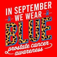 Boho Leopard September Wear Blue Prostate Cancer Awareness Santa Hat thumb 1