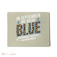 Boho Leopard September Wear Blue Prostate Cancer Awareness Mousepad thumb 0