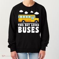 Bus Lover School Bus Funny Women's Sweatshirt thumb 0