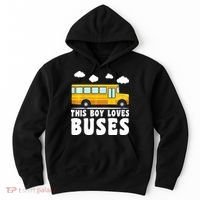 Bus Lover School Bus Funny Hoodie thumb 0