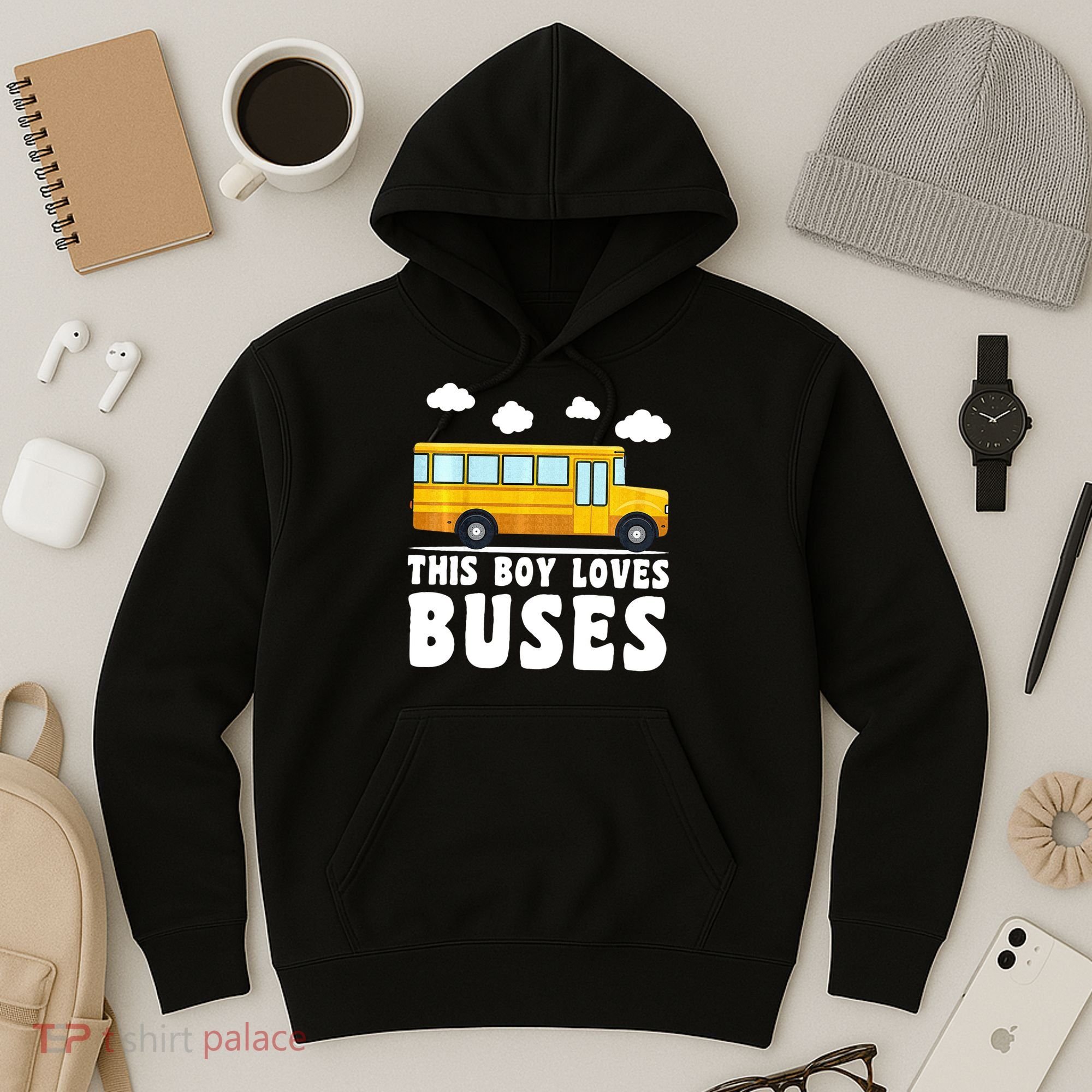 Bus Lover School Bus Funny Hoodie