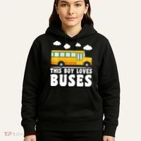 Bus Lover School Bus Funny Hoodie thumb 5