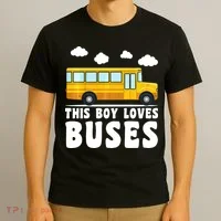 Bus Lover School Bus Funny T-Shirt thumb 3