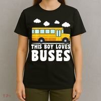 Bus Lover School Bus Funny T-Shirt thumb 4