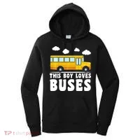 Bus Lover School Bus Funny Women's Hoodie thumb 0